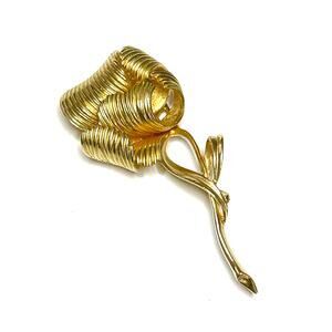 VINTAGE Brooch Signed CORO Vtg Estate Costume Jewelry Flower Pin lot A18